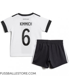 Günstige Deutschland Joshua Kimmich #6 Heimtrikotsatz Kinder WM 2022 Kurzarm (+ Kurze Hosen)